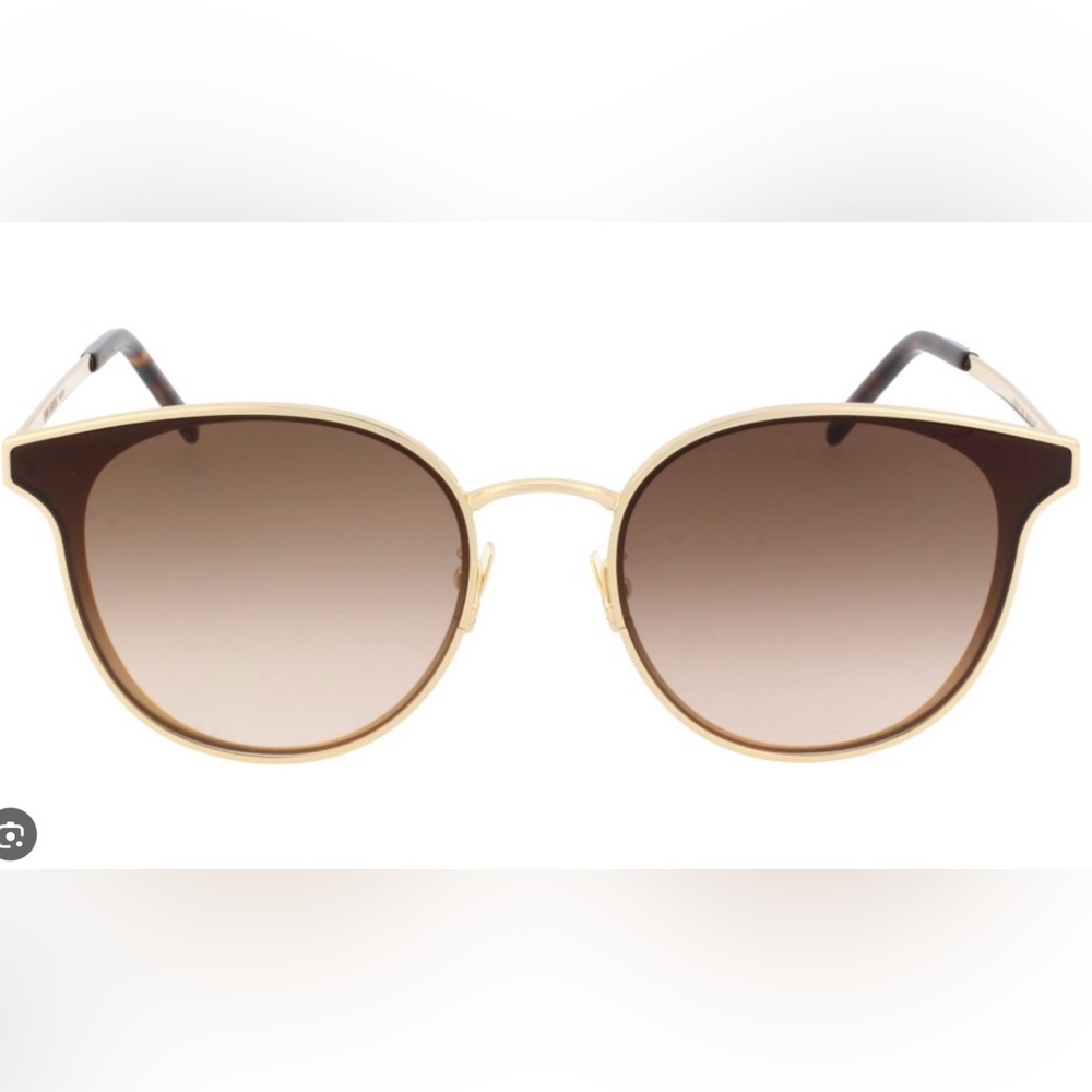 Saint Laurent YSL Oversized Cat Metal Sunglasses SL 271/K004 w/ case & cloth